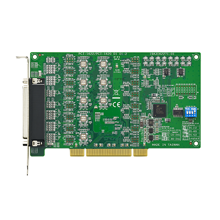 PCI-1620A-DE - 8-port RS-232 PCI Comm. Card | Advantech B+B 